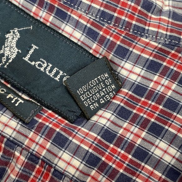 Ralph Lauren Shirt Men's Size XXL Red Blue Collared Button Up Preppy Casual - Picture 6 of 9